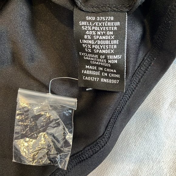 Black Bodycon Mock Neck Sequioin Long Sleeve Mini Short Dress - Picture 9 of 12